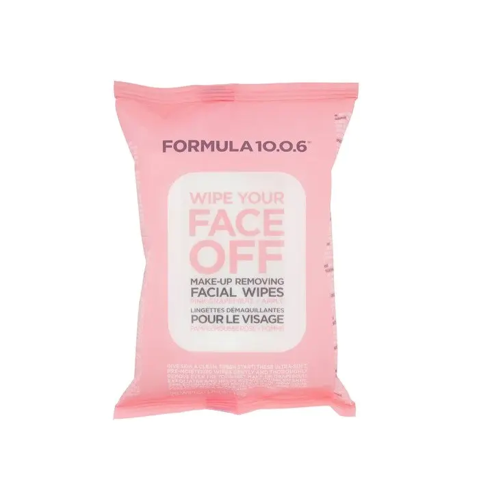 Formula 10.0.6 Wipe Your Face Off Make-Up Wipes 25 pcs
